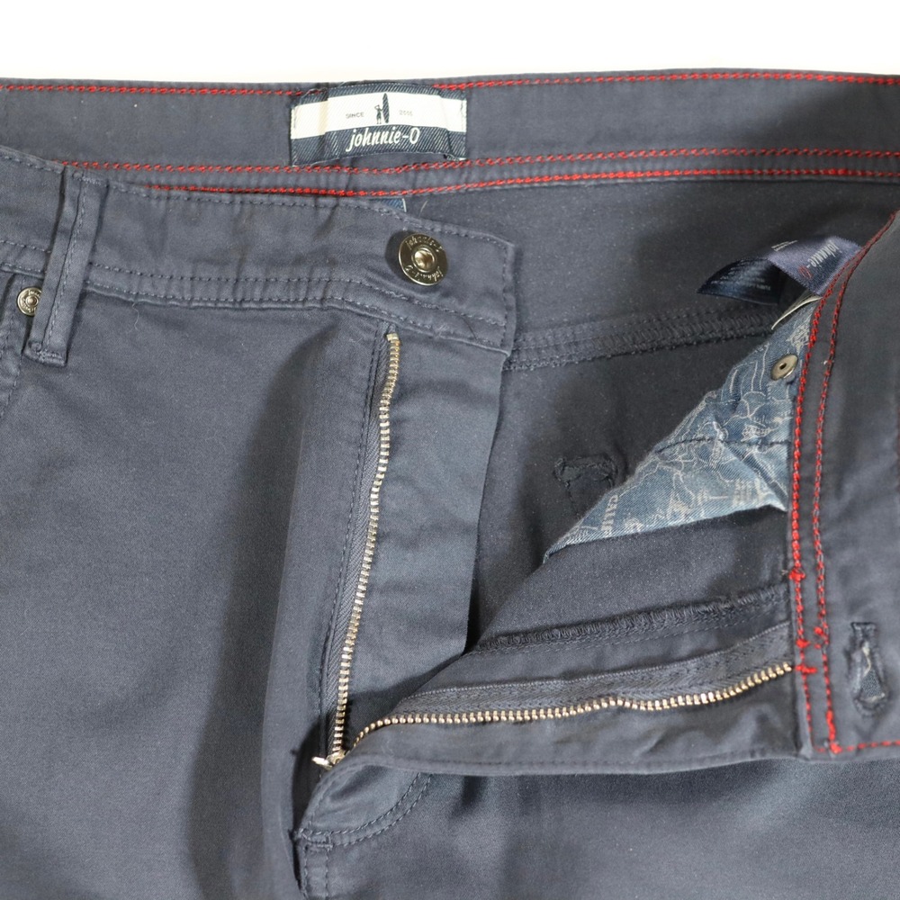 Johnnie-O Carmel Pants Mens 35x32 Dark Navy Blue Straight Leg 5-Pocket Casual Go - Picture 4 of 12